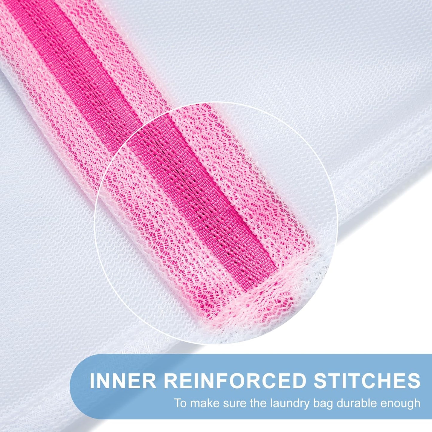 Laundry Bags Mesh Wash Bag for Intimates Lingerie and Delicates, 5Pcs (1XL,2L,2M)